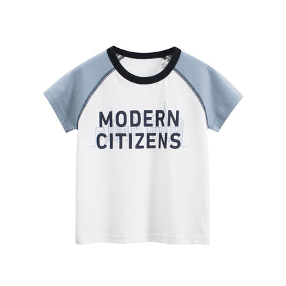 MyKids-USA® Cheap Summer Hot Selling Letters Pattern T-shirt for Boys