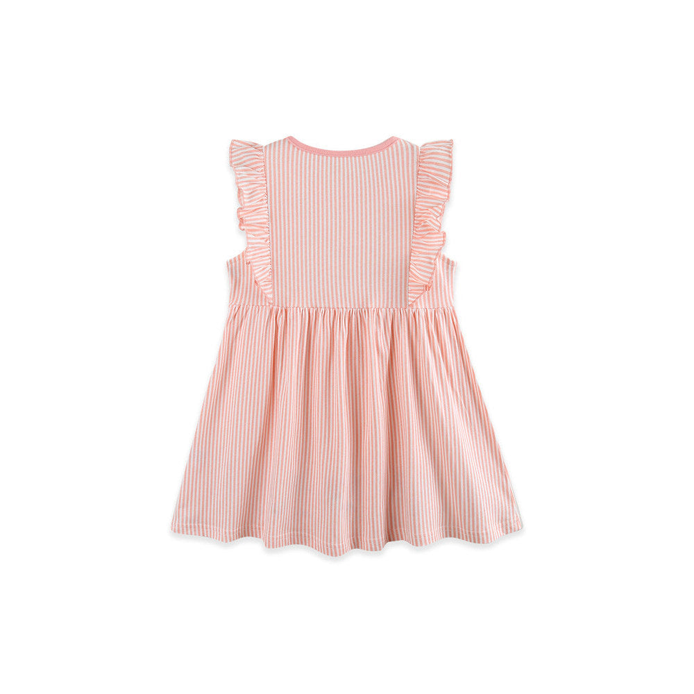 MyKids-USA® Summer Hot Selling Cute Cartoon Pattern Sleeveless Dress for Stylish Girls
