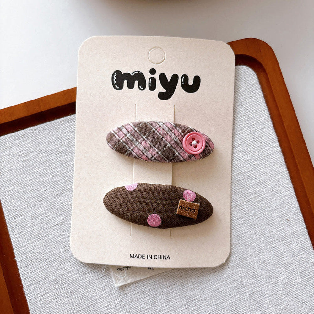 MyKids-USA® Summer Casual Pattern Hair Accessories Set