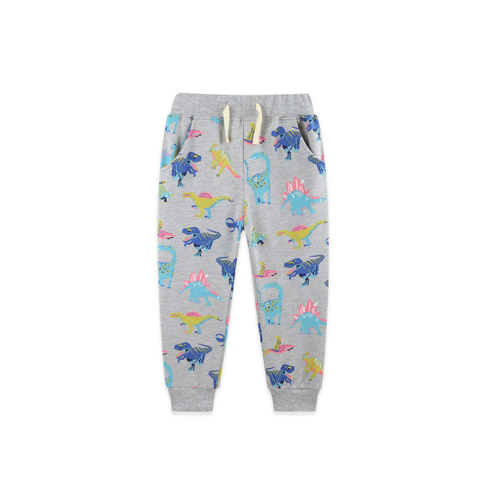MyKids-USA® Arrival Autumn Dinosaurs Cartoon Pattern Pants for Boys