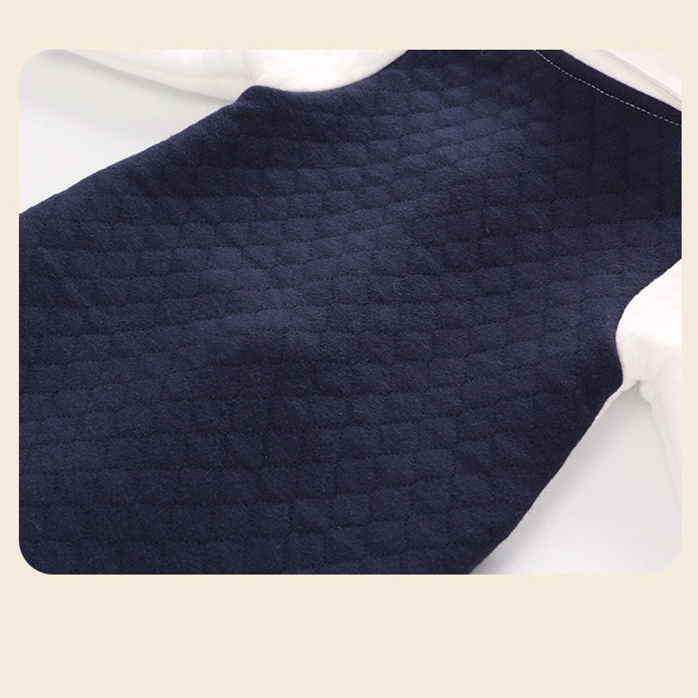 MyKids-USA® Autumn Winter Arrival Baby Boys Color Patchwork Rompers and English Herringbone Vest Clothing Set