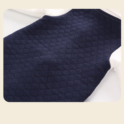 MyKids-USA® Autumn Winter Arrival Baby Boys Color Patchwork Rompers and English Herringbone Vest Clothing Set