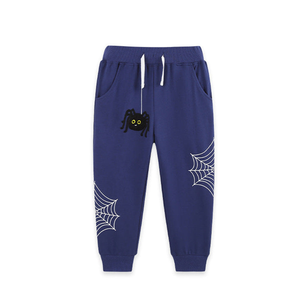 MyKids-USA® Arrival Autumn Spider Cartoon Pattern Pants for Boys