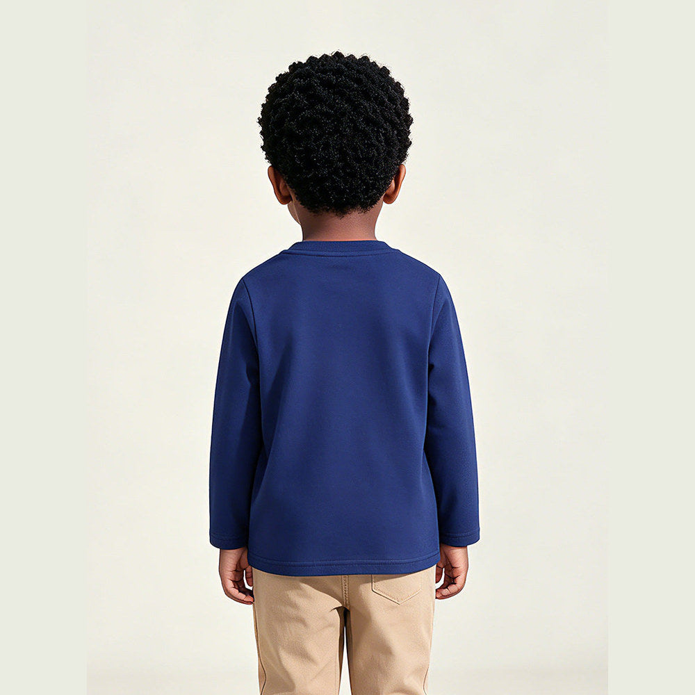 MyKids-USA® Autumn Arrival Kids Boys Pumpkin Cartoon Pattern Crew Neck Long Sleeves Top