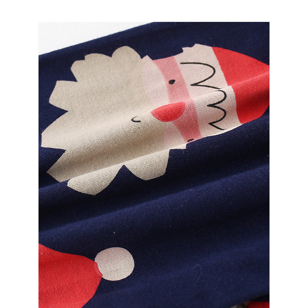 MyKids-USA® Winter Autumn Baby Kids Christmas Cartoon Pattern Long Sleeves Sweatshirt and Pants Clothing Set