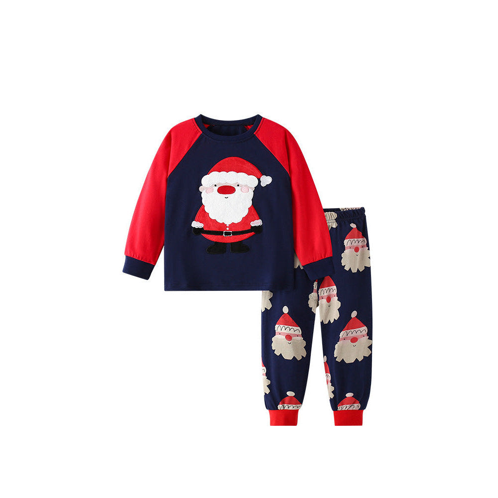 MyKids-USA® Winter Autumn Baby Kids Christmas Cartoon Pattern Long Sleeves Sweatshirt and Pants Clothing Set