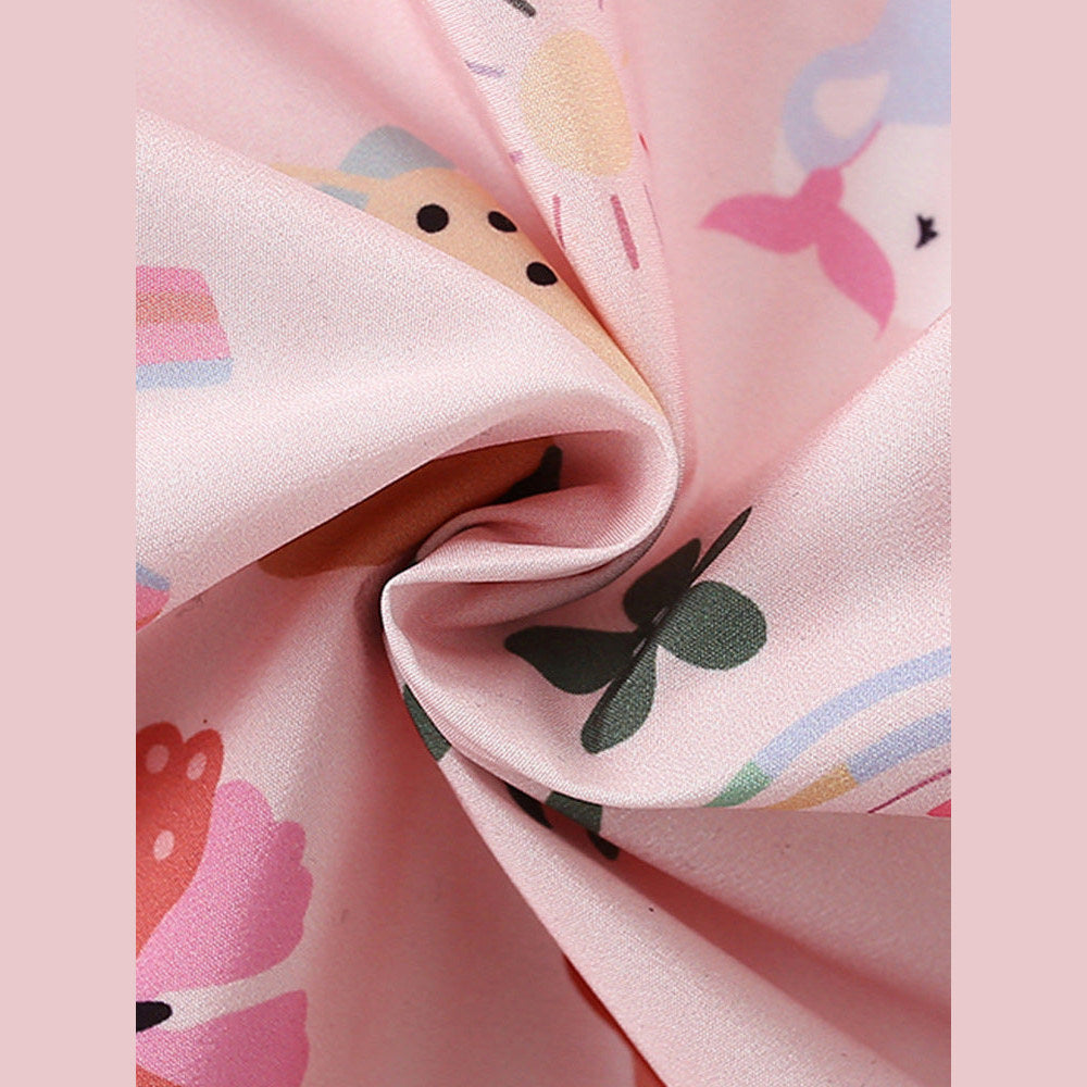 MyKids-USA® Autumn Arrival Girls’ Cartoon Pattern Zip-up Coat