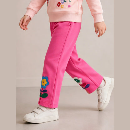 MyKids-USA® Arrival Autumn Flowers Cartoon Pattern Pants for Girls