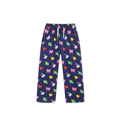 MyKids-USA® Arrival Autumn Hearts Pattern Pants for Girls