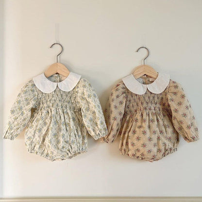 MyKids-USA® Autumn Arrival Baby Kids Girls Princess Long Sleeves Flowers Printed Bodysuit