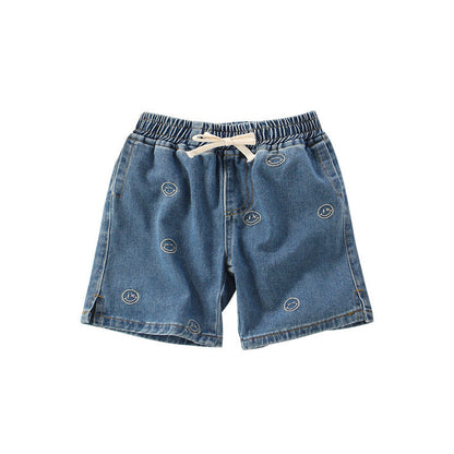 MyKids-USA® Arrival Summer Girls Embroidered Denim Shorts
