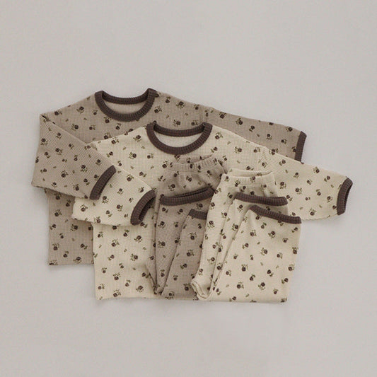 MyKids-USA® Baby Kids Girls Long Sleeves Floral Top and Pants Clothing Set