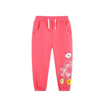 MyKids-USA® Geometric Pattern Printed Pants for Girls
