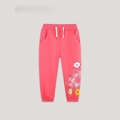 MyKids-USA® Geometric Pattern Printed Pants for Girls