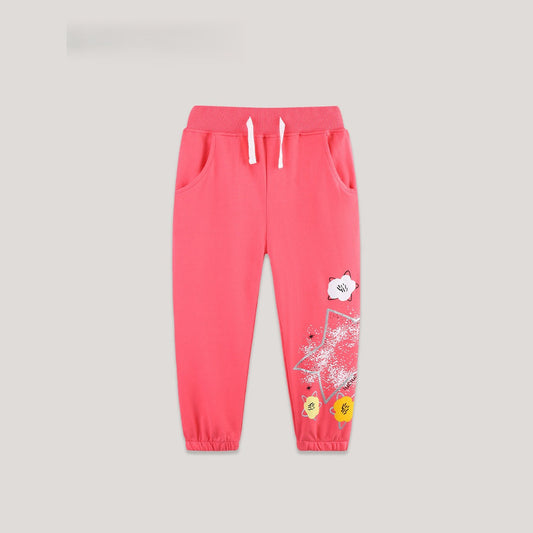 MyKids-USA® Geometric Pattern Printed Pants for Girls