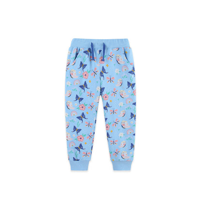 MyKids-USA® Arrival Autumn Floral Cartoon Pattern Pants for Girls