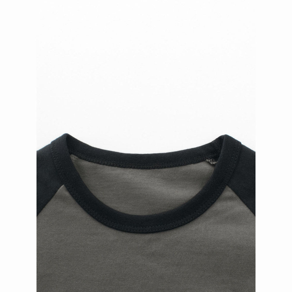 MyKids-USA® Autumn Baby Kids Boys Letters Print Long Sleeves Crew Neck Color Patchwork Sweatshirt