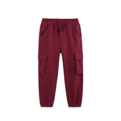 MyKids-USA® Arrival Autumn Casual Solid Color Pants for Kids