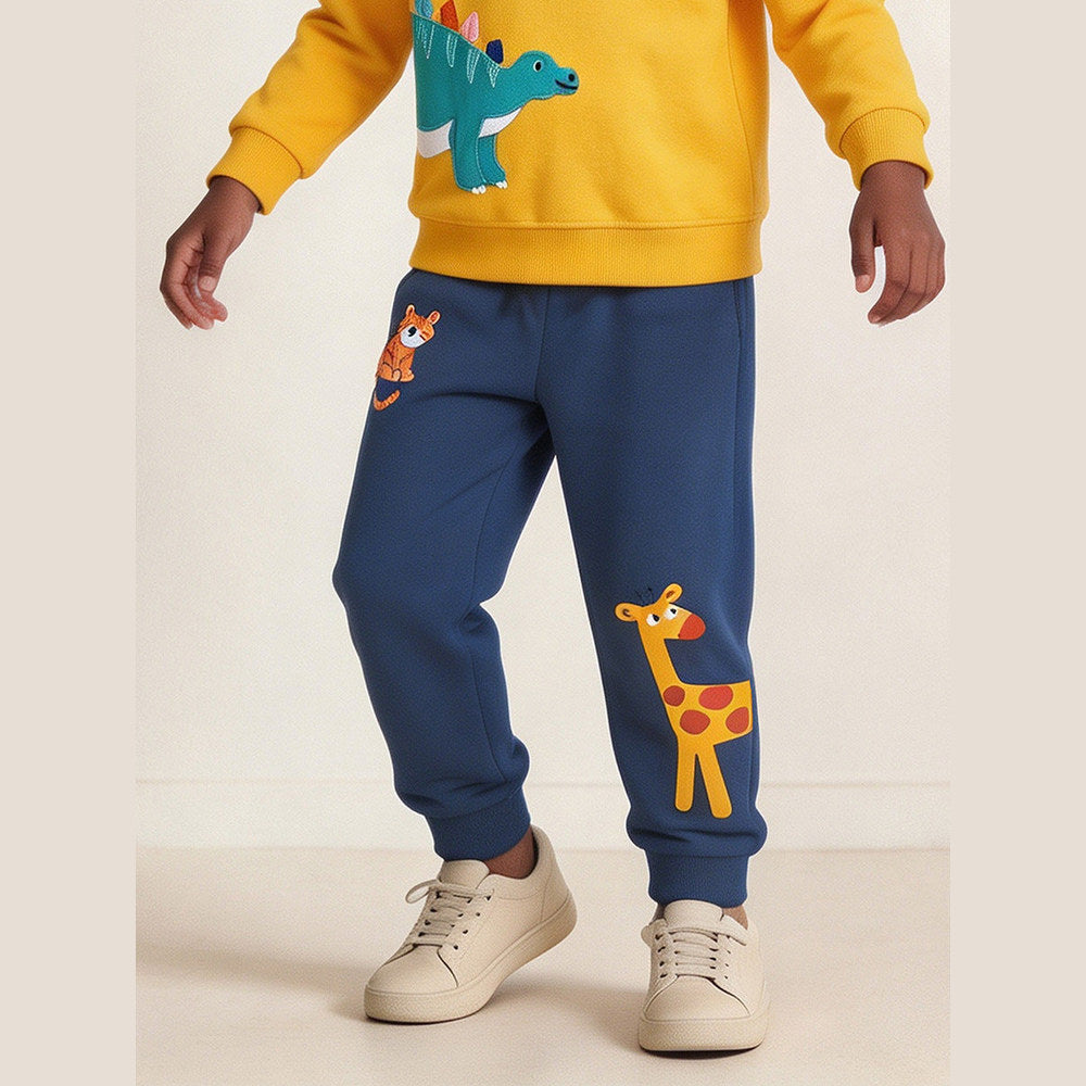 MyKids-USA® Arrival Autumn Animals Cartoon Pattern Pants for Boys