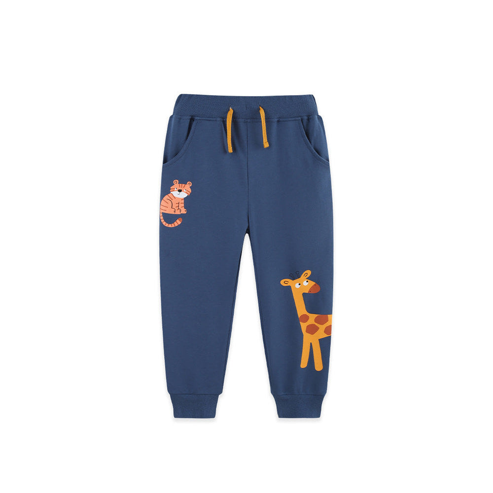 MyKids-USA® Arrival Autumn Animals Cartoon Pattern Pants for Boys