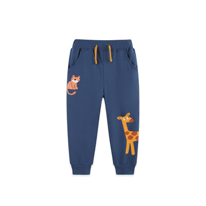 MyKids-USA® Arrival Autumn Animals Cartoon Pattern Pants for Boys