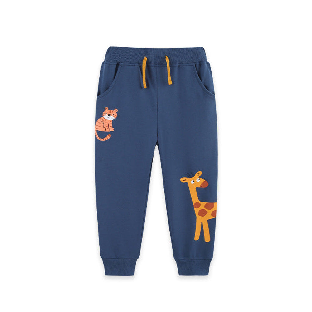 MyKids-USA® Arrival Autumn Animals Cartoon Pattern Pants for Boys