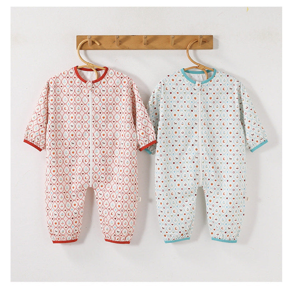 MyKids-USA® Autumn Nordic Style Kids Full Body Dirt-Proof Coverall Rompers