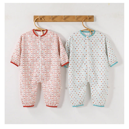 MyKids-USA® Autumn Nordic Style Kids Full Body Dirt-Proof Coverall Rompers