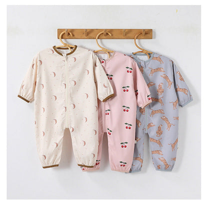 MyKids-USA® Autumn Nordic Style Kids Full Body Dirt-Proof Coverall Rompers