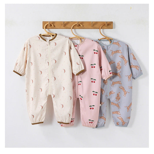 MyKids-USA® Autumn Nordic Style Kids Full Body Dirt-Proof Coverall Rompers