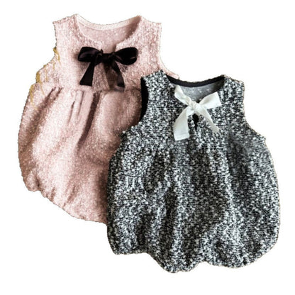 MyKids-USA® Autumn Arrival Baby Kids Girls Fashion Sleeveless Wear-Outside Bodysuit Vest