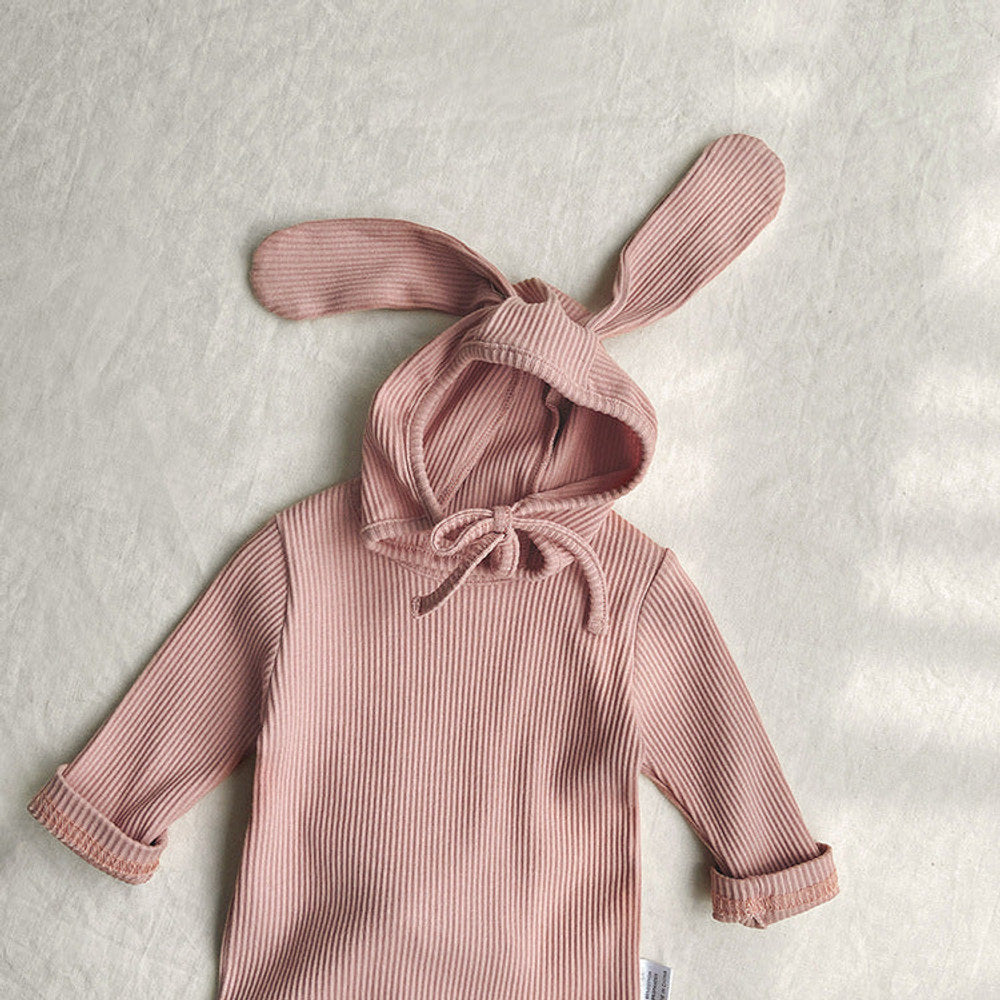 MyKids-USA® Autumn Arrival Baby Long Sleeves Solid Color Bodysuit with Hat, Socks