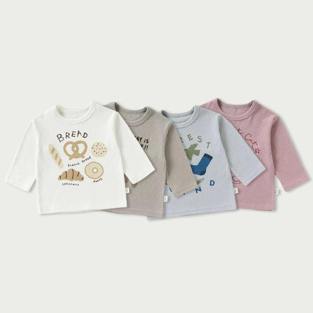 MyKids-USA® Autumn Arrival Baby Kids Long Sleeves Cartoon Pattern Top
