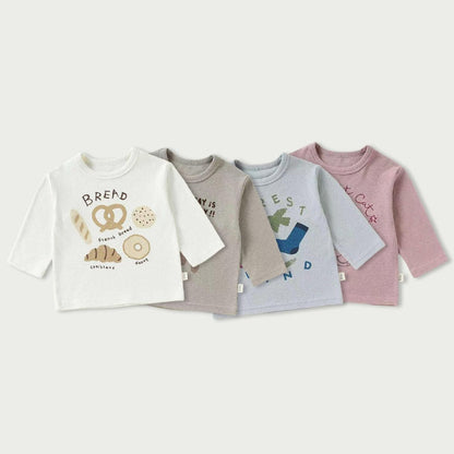MyKids-USA® Autumn Arrival Baby Kids Long Sleeves Cartoon Pattern Top