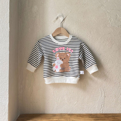 MyKids-USA® Autumn Arrival Baby Kids Long Sleeves Teddy Bear Pattern Top