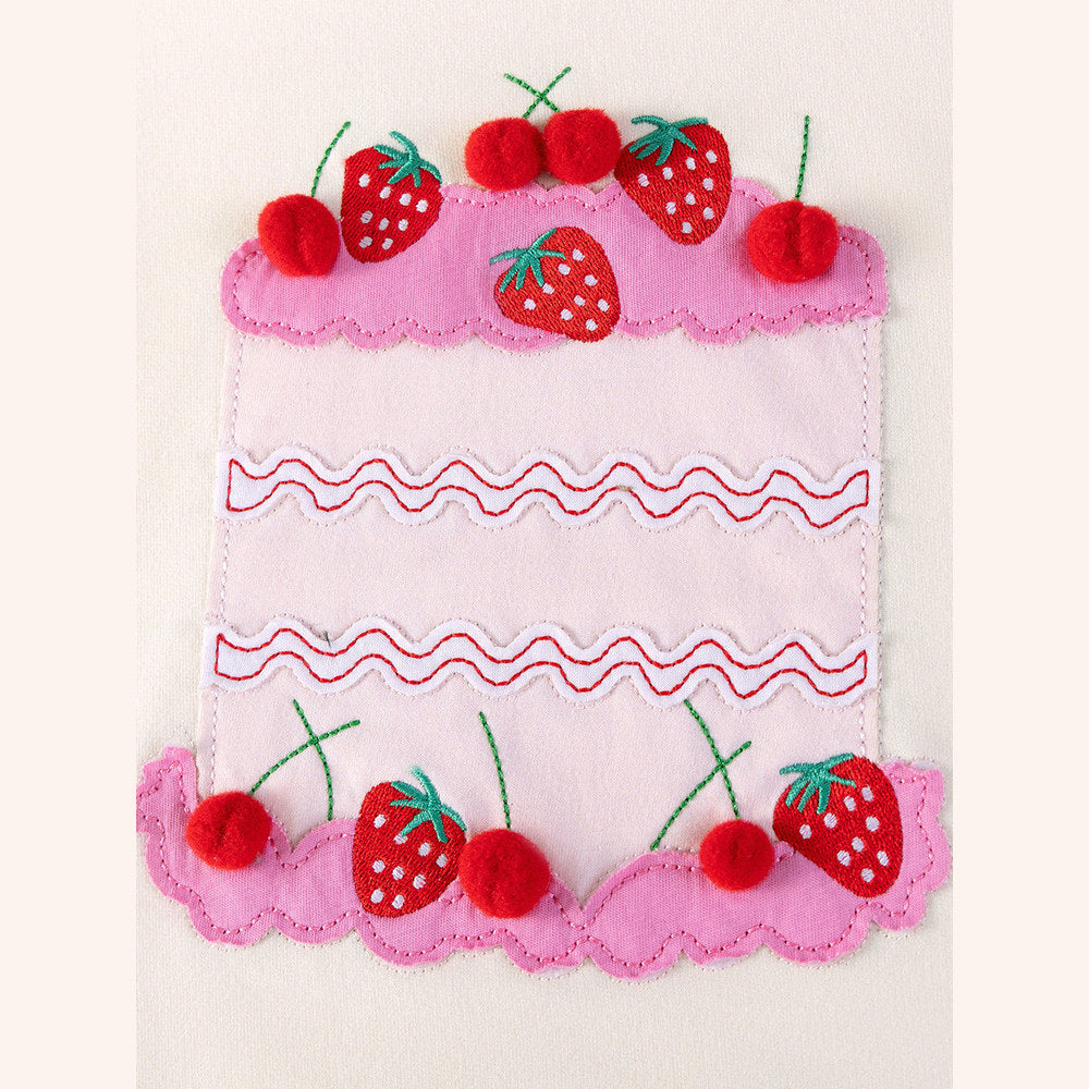 MyKids-USA® Autumn Baby Kids Girls Fruits Cake Cartoon Pattern Long Sleeves Top and Pants Clothing Set