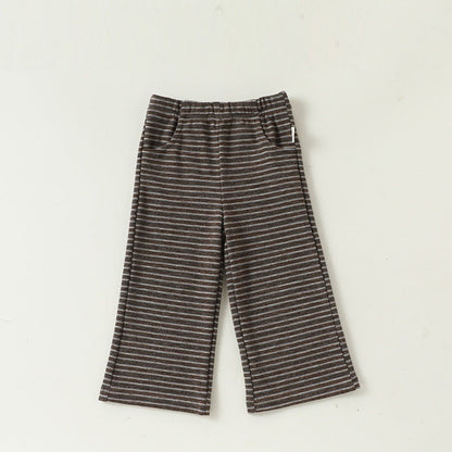 MyKids-USA® Arrival Autumn Striped Pattern Pants for Girls