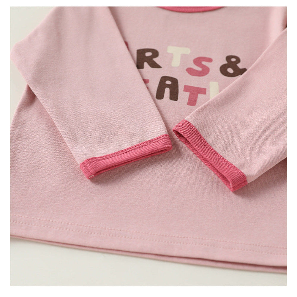 MyKids-USA® Autumn Arrival Baby Kids Long Sleeves Cartoon and Letters Pattern Top