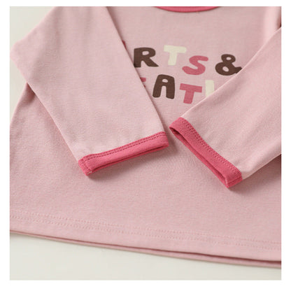 MyKids-USA® Autumn Arrival Baby Kids Long Sleeves Cartoon and Letters Pattern Top