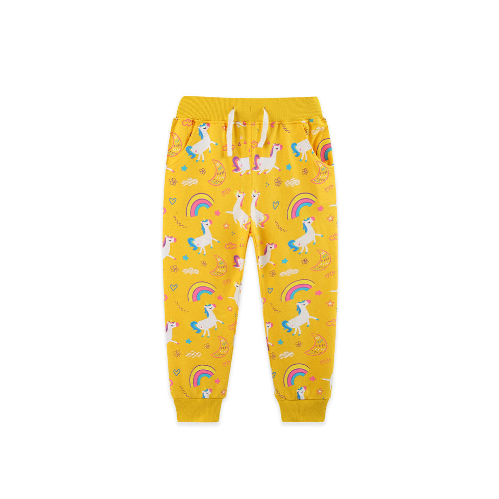 MyKids-USA® Arrival Autumn Cartoon Pattern Pants for Girls