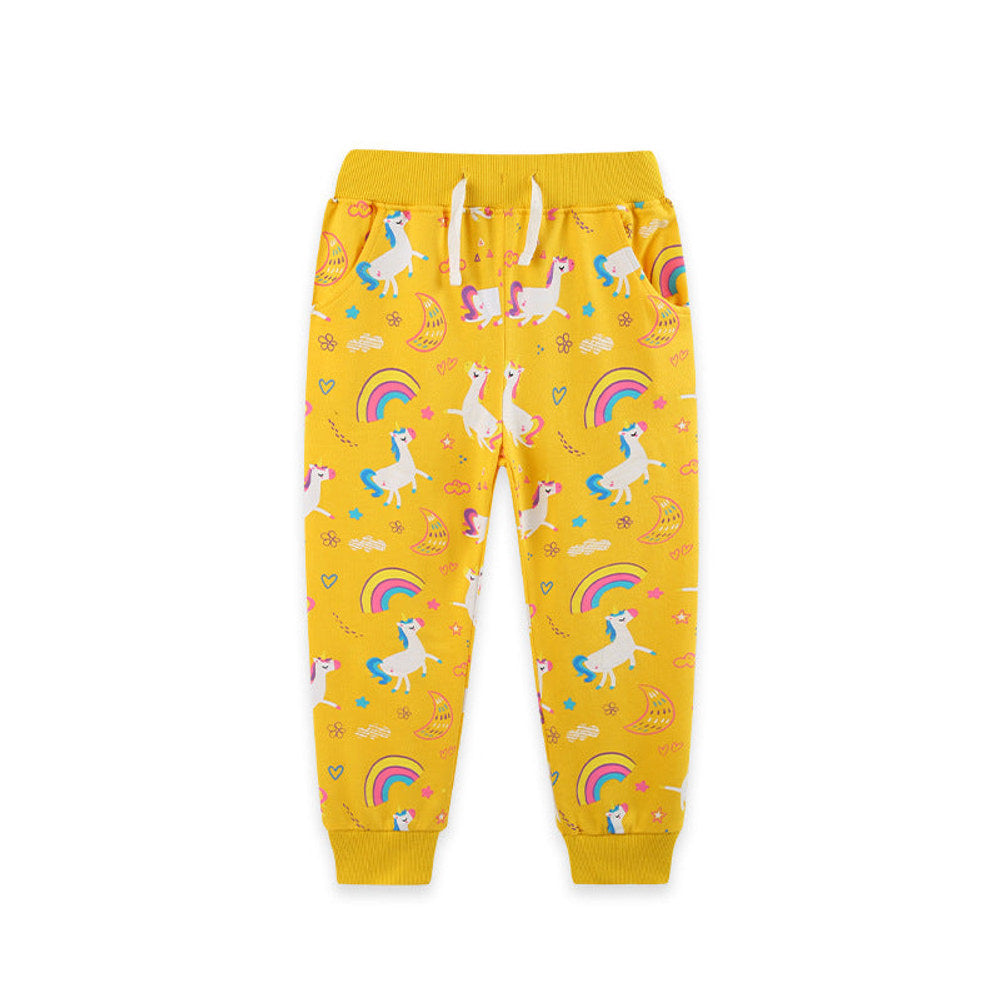 MyKids-USA® Arrival Autumn Cartoon Pattern Pants for Girls