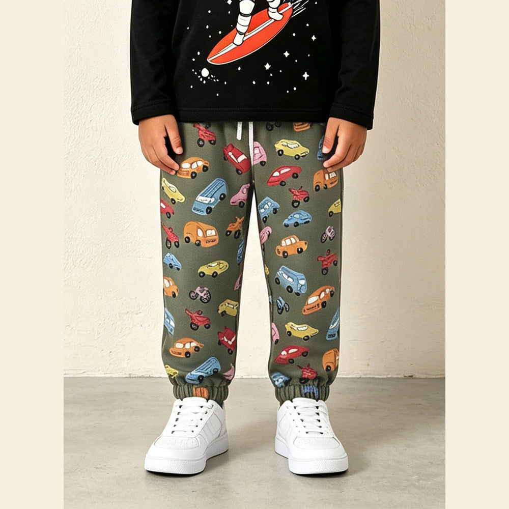 MyKids-USA® Arrival Autumn Cartoon Pattern Pants for Boys