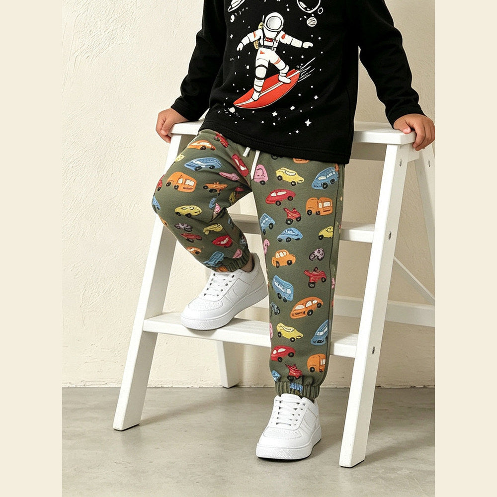MyKids-USA® Arrival Autumn Cartoon Pattern Pants for Boys