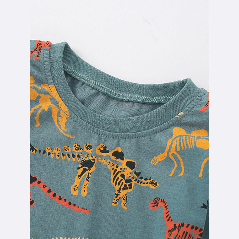 MyKids-USA® Winter Autumn Baby Kids Cartoon Pattern Long Sleeves Sweatshirt and Pants Clothing Set