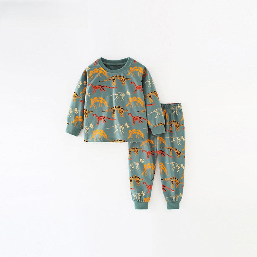 MyKids-USA® Winter Autumn Baby Kids Cartoon Pattern Long Sleeves Sweatshirt and Pants Clothing Set