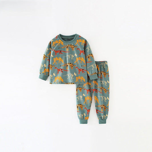 MyKids-USA® Winter Autumn Baby Kids Cartoon Pattern Long Sleeves Sweatshirt and Pants Clothing Set