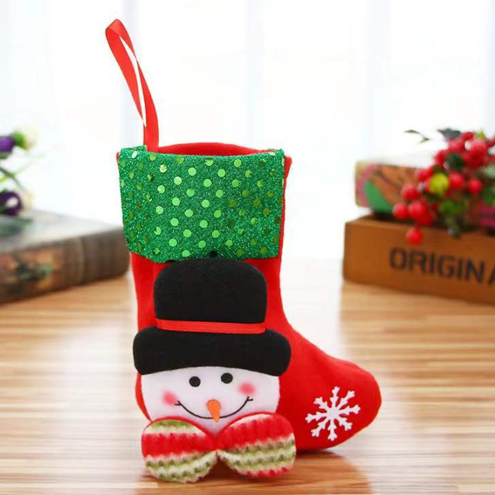 Christmas Cartoon Decorative Socks Pengant Children's Gift Bag