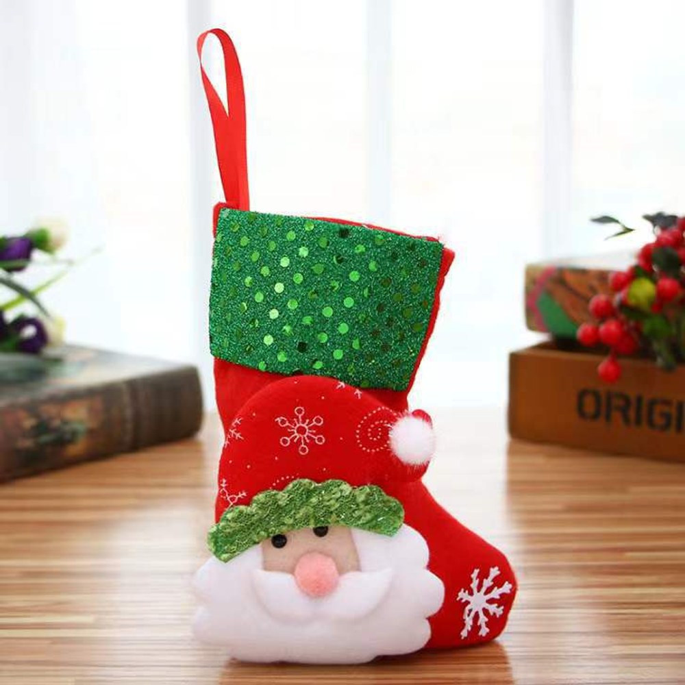 Christmas Cartoon Decorative Socks Pengant Children's Gift Bag