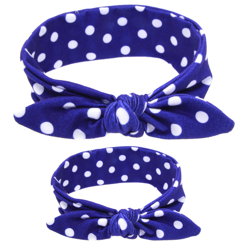 Family Mother And Child Western Style Elastic Headband 2-Pieces Sets