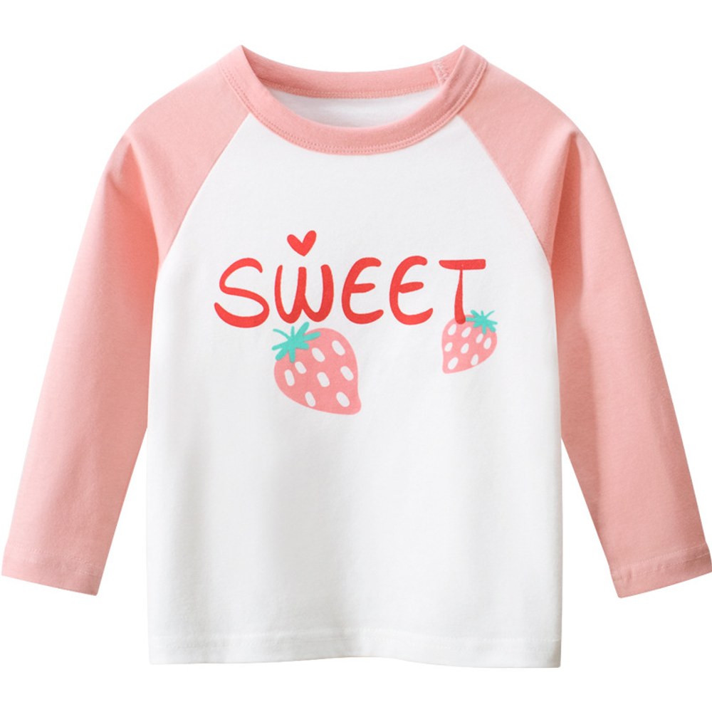 Baby Girl 3pcs Cute Printed Pattern Long Sleeves New Style Cotton Soft Shirt